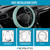 PIC AUTO Gel Particles Steering Wheel Cover, Mint Luxury Leather Car Steering Wheel Protector, Universal Fit 14.5"-15.5" Anti-Slip Car Interior Accessories for Girls & Women PIC AUTO Gel Particles Steering Wheel Cover, Mint Luxury Leather Car Steering Wheel Protector, Universal Fit 14.5"-15.5" Anti-Slip Car Interior Accessories for Girls & Women