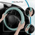 PIC AUTO Gel Particles Steering Wheel Cover, Mint Luxury Leather Car Steering Wheel Protector, Universal Fit 14.5"-15.5" Anti-Slip Car Interior Accessories for Girls & Women PIC AUTO Gel Particles Steering Wheel Cover, Mint Luxury Leather Car Steering Wheel Protector, Universal Fit 14.5"-15.5" Anti-Slip Car Interior Accessories for Girls & Women