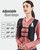 Zelvot Running Vest for Women Men, USA Original Patent, Adjustable Chest Straps Running Hydration Vest with Phone Holder and 6 Pockets, Lightweight Reflective Hydration Backpack for Hiking