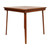 MECO Stakmore Classic Straight Edge Solid Wood Folding Card Table, Cherry Frame