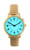 all4udeals Mens Ladies 32mm Light Up Night Light Stretch Elastic Band Fashion Watch (Gold)