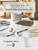 DOWAN 8.5 OZ Small Ceramic Bowls Set of 4 - White Bowls for Dessert, Dip, Side Dishes, Ice Cream, Fruit, Rice - Dishwasher & Microwave Safe (Soft White)