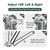 Rod Holder for Fishing Boat,360 Degree Marine Grade Stainless Steel 316 Adjustable Swivel Deck Mount Fishing Pole Holders