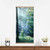 NWT Hanging Poster Magnetic Wooden Framed, Beautiful Green Life Forest Home Wall Poster Prints Modern Decoration Ready to Hang - 18"x36"