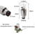 Gxcdizx 16Pcs 12V Car Auto Wheel Tire Tyre Air Valve Stem LED Light Caps Cover Accessories US (Red+Blue+Green+Multicolor)