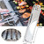 Adviace Grill Replacement Parts for Nexgrill 5 Burner 720-0888, 720-0888N, Home Depot Nexgrill 720-0830H, Stainless Steel Grill Heat Plates Shield Tent, Burner Cover, Flame Tamer, Flavor Bar, 5 Pack