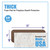 Kidkusion Soft Seat Edge Cushion | Made in USA | 72" | Brown | Fireplace Cushion and Hearth Pad