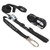 Ayaport Motorcycle Tie Down Straps 1.1” x 7’ (with Swivel Carabiner Hooks) Cam Buckle Tie Downs, Handlebar Strap for Dirt Bike, Motor Bike, Kayak, Car, Truck, Boat, Cargo, Black (1.1" x7'-4pcs)