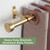 Short curtain rod 12-20 Inch Telescoping Side Curtain Rods, 1Inch Pole Adjustable Metal Drapery Rod, Warm Gold