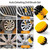 3 Pcs Drill Brush Attachment Set, Power Cleaning Scrub Brush Kit, All Purpose Drill Scrub Brushes for Car, Grout, Floor, Tub, Bathroom and Kitchen (Yellow)