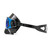 Farsighted Hyperopia +2.0 to +6.0 Scuba Diving Mask with Tempered Glass Lenses,Snorkel Options Anti-Fog (Red Dive Mask & Snorkel, +3.0 Plus)