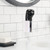 LUEXBOX 2 Pack Electric Razor Holder for Shower, Self Adhesive Shaver Storage Organizer with Quick Dry Bottom, Bathroom Wall Holder for Electric Toothbrush, Toothpaste, Electric Shaver (White)