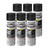 Rust-Oleum 248656-6PK Stops Rust Professional Grade Undercoating Spray Paint, 15 oz, Rubberized Black, 6 Pack