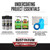Rust-Oleum 248656-6PK Stops Rust Professional Grade Undercoating Spray Paint, 15 oz, Rubberized Black, 6 Pack