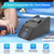 HinLIaDa Automatic Card Shuffler for 1 or 2 Decks of Cards, 110V Professional Shuffle Deal Machine Electric Auto Card Shuffler Casino Card Dealing Dispenser Machine Great for Home Party Use