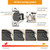 Chibery 30 Pack 1/2" Overlay 4D Soft Close Concealed Hinges for Face Frame Door, Adjustable Closing Speed, Smooth Slow Self Close Hinges, Satin Nickel, 105° Open Angle Stainless Steel Cabinet Hinges
