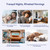 ELEMUSE King Grey Mattress Topper for Back Pain, Extra Thick Mattress Pad Cover, Plush Soft Pillowtop with Elastic Deep Pocket, Overfilled Down Alternative Filling