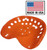 4th Gen Metal Tractor Seat (Orange) Made in USA