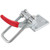 HOIGON 7716Lbs U-Hook Latch Clamp, CH-40380 Adjustable Heavy Duty Cast Alloy Steel Pull Action Clamp with Threaded U-Bolt and Rubberized Lever