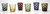 IMPULSE! Starlight Smoke Grey Tumblers, Drinking glasses, Set of 4