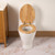 Toilet Seat, Solid Wood, Rubber Wood, High Gloss Finish, PIKLiDS (Elongated)