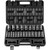 VEVOR Impact Socket Set, 26pcs x 1/2inch Metric 10mm-36mm Impact Sockets, 6-Point Deep Socket Rugged Construction High-torque, Cr-V 1/2 Inches Drive Socket Set Impact with a Storage Cage