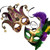 MASQSTUDIO Couples Masquerade Mask Jolly Jester Cosplay Mardi Gras Prom Dance Birthday Party Wear or Deco