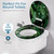 SANILO Wooden Toilet Seat with Soft Close [ROUND] - Decorative, Quiet & Slow Close Molded Wood Seat - With Strong Bumpers & Hinges - Adjustable Fit – Palmdream