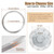 20 Inch Lazy Susan Bearing Heavy-Duty Aluminium Alloy Turntable Bearing, Mute Turntable Ball Bearing, Lazy Susan Rotating Turntable Bearing for Dining and DIY Dotating Furniture(Capacity up to 440lb)