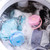 NELF Floating Pet Fur Catcher Reusable Hair Remover Cleaning Tool for Washing Machine (Blue)