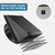 Hon&Guan 8 Inch Vent Covers for Wall with Removable Mesh, Wall Mount Exhaust Vent with Rubber Cushioned Non-Return Flap, Stainless Steel Wall Vent Cover for House.