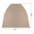 Island Gale Patio LoveseaCover with Tie 2 Person Hanging Swing Egg Chair - Premium Heavy Duty Waterproof Outdoor Furniture Protection - Durable Oxford Fabric with Water Resistant PVC Lining