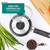 Mirro A79721 Get A Grip Aluminum Nonstick Sauce Pan with Glass Lid Cover Cookware, 1-Quart, Black -