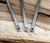 Simple Woodturning Tools Carbide Turning Tool Set of 3 with Interchangeable Handle for Wood Lathe, Stainless Steel, USA Made (3 Tools w/Sapphire Blue Handle)