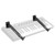 Saintfield Studios Slatwall Keyboard Arms - Pair - Black Metal - Adjustable with Foam Padding for Studio or Home - Complete with Silicone Cable Clips