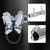 HIGHCRAFT 60100TTSD-5, Single Pipe Repair Clamp 1'', Double Bolt, 6” Long, Stainless Steel (5 Pack), Chrome