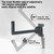Foboull Starlink Long Wall Mount for Starlink Gen 2, 17 Inch Heavy Duty Starlink Mounting Kit, Compatible with Starlink V2, Includes Starlink Mount, Suitable for Wall Buildings