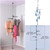 BAOYOUNI 4-Tier Standing Clothes Laundry Drying Rack Coat Hanger Organizer Floor to Ceiling Adjustable Metal Corner Tension Pole, Grey