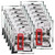 Schliersee 5x7 Picture Frames Set of 12, Multi Glass Photo Frame Bulk for Desktop Display, Silver