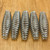 HECASA 5 Pcs 5" Spring Steel Spring Handle BBQ Smoker Grill Pit Wood Furnace Stove 5 Package