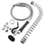 HWM Sprayer Valve with 45" Flexible Stainless Steel Hose & Overhead Spring