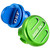 ROMELACK Magnetic Billet Aluminum Green Diesel Fuel Cap & Blue DEF Caps Compatible with Dodge Ram 1500 2500 3500 2019-2023