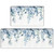 Bulijojo Blue Leaves Anti Fatigue Kitchen Floor Mats Set of 2 Waterproof Kitchen Sink Runner Rug Standing Mat Cushioned Kitchen Rugs Comfort Doormat 17"x47"+17" x30“