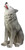 Ebros Gift Tribal Pack Alpha Leader Large Howling Gray Wolf Statue 18" H Mysterious Cries of The Night Wolves Totem Animal Spirit Collection