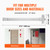 VEVOR Door Push Bar Panic Exit Device, 28” Stainless Steel Commercial Emergency Exit Door Push Bar with Exterior Lever and 3 Keys, Emergency Exit Door Hardware for 28"-41" Metal Wood Door