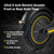 KTUMININV 60/70-6.5 Scooter Tire 10x2.5 Inch Tubeless Solid Rubber Tire for Hiboy S2 MAX Segway Ninebot MAX G30/G30LP/G30P Gotrax G5/G6 Electric Scooter Replacement Wheels Front or Rear 1 PCS (Black)