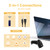 NADAMOO Wireless Barcode Scanner 328 Feet Transmission Distance USB Cordless 1D Laser Automatic Barcode Reader Handhold Bar Code Scanner with USB Receiver for Store, Supermarket, Warehouse - Black