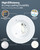 Sunco 4 Inch LED Recessed Lights, Retrofit Can Light for Ceiling, Baffle Trim, 660 LM, 11W (60W Equivalent), 3000K Warm White, Dimmable, Damp Rated ETL 4 Pack.