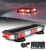 LUMENIX Rooftop Strobe Beacon Lights Bar White Red LED Emergency Traffic Security Lightbar with Heavy-Duty Magnetic Base Safety Warning Flashing Light for POV Trucks Vehicles Firefighter Ambulance