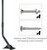 Adjustable Outdoor Antenna Mounting Pole - Universal J Pipe Mount for Antenna & Weather Station - Easy Installation, Solid Structure, Weather Proof (Diameter 1 1/4", Length 33 1/4")